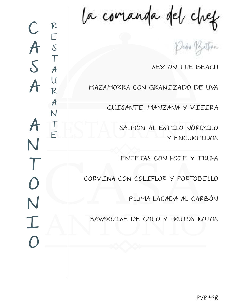 Comanda del Chef